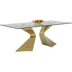 Table Gloria Gold 200x100cm