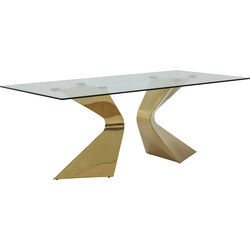 Table Gloria Gold 200x100cm