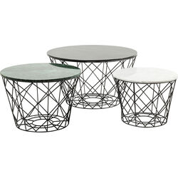 Tables basses East Coast rond (jeu de 3)