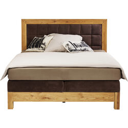 Attento Bed Boxspring Puzzle Brown 160x200cm