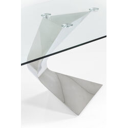 Table Gloria Chrome 200x100cm