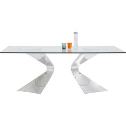 Table Gloria chrome 200x100cm