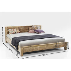 Wooden Bed Puro 180x200cm