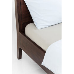 Letto in legno Brooklyn noce 180x200cm