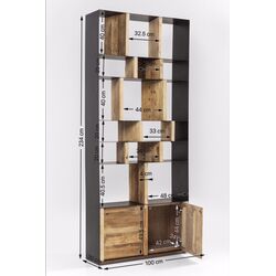 Etagère Storm 2-portes 100x234cm