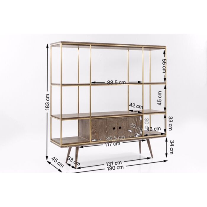 Shelf Showcase Storm KARE Design