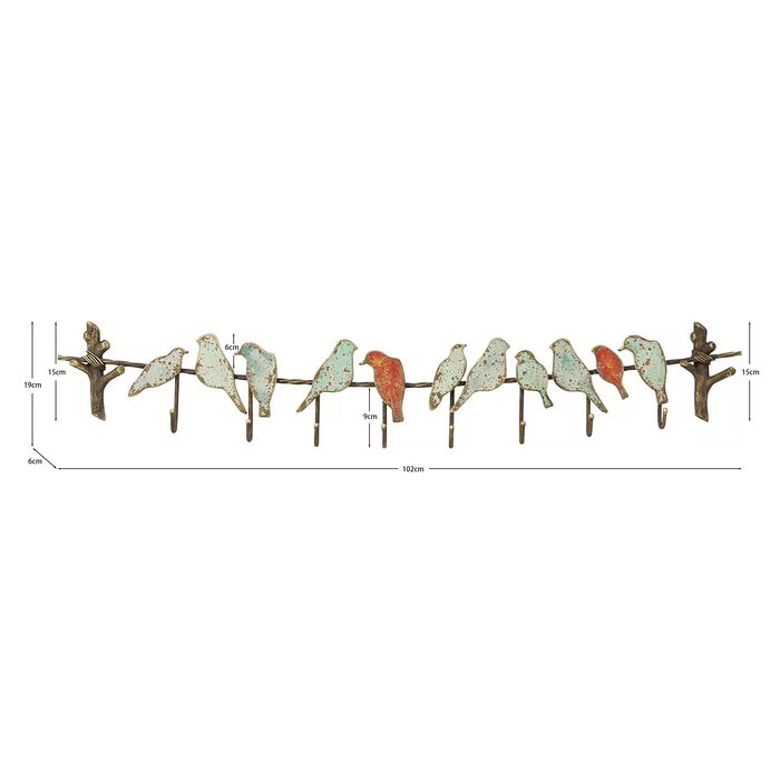 Wandgarderobe Bird Party