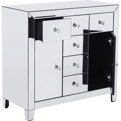 Commode Luxury 2 portes, 6 tiroirs