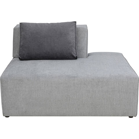 Infinity Ottomane Semi Elements Grey Right