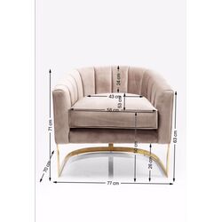 Armchair Pure Elegance Beige