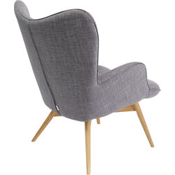 Fauteuil Vicky gris