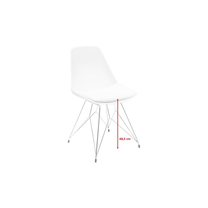Stuhl Wire White