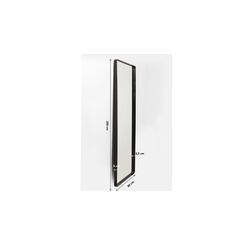 Mirror Ombra Soft Black 200x80cm