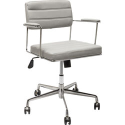 Chaise de bureau pivotante Dottore gris