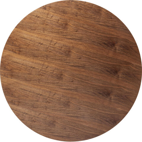 Table Top Invitation Round Walnut Ø120cm