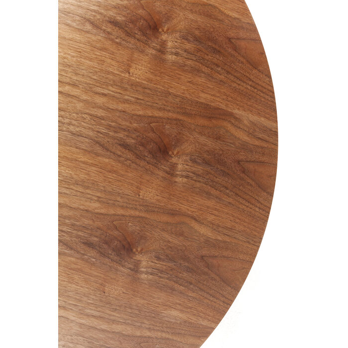 Table Top Invitation Round Walnut, Round Table Top View