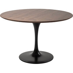 Table Top Invitation Round Walnut Ø120cm