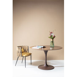 Plateau de table Invitation rond noyer Ø120cm