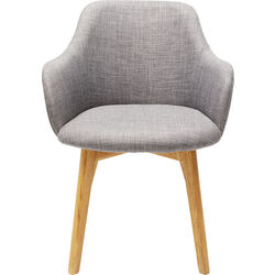 Chair with Armrest Lady Grey