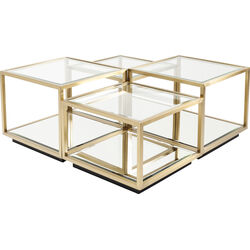 Coffee Table Luigi Gold (4/Set)