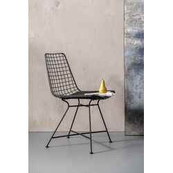 Chaise Grid noir