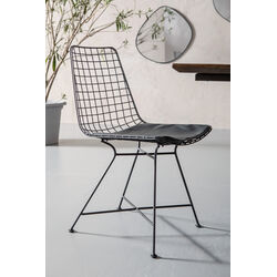 Chaise Grid noir