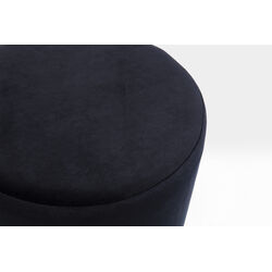 Tabouret Cherry noir laiton Ø35cm