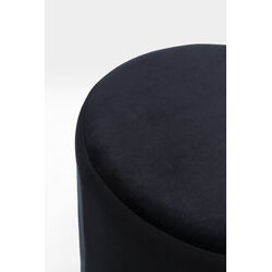 Tabouret Cherry noir laiton Ø35cm