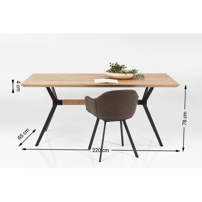 Tisch Downtown Eiche 180x90cm