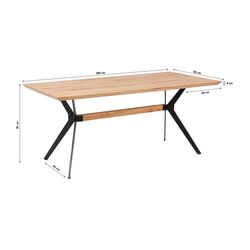 Table Downtown Oak 180x90cm