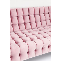 Sofá Milchbar 3 pl Velvet rosa