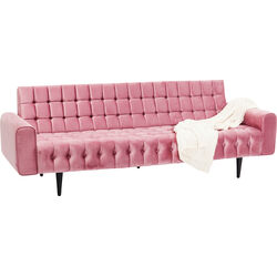 Sofá Milchbar 3 pl Velvet rosa