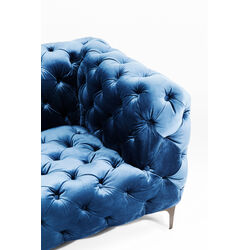 Sofa Look 2-Sitzer Velvet Blau