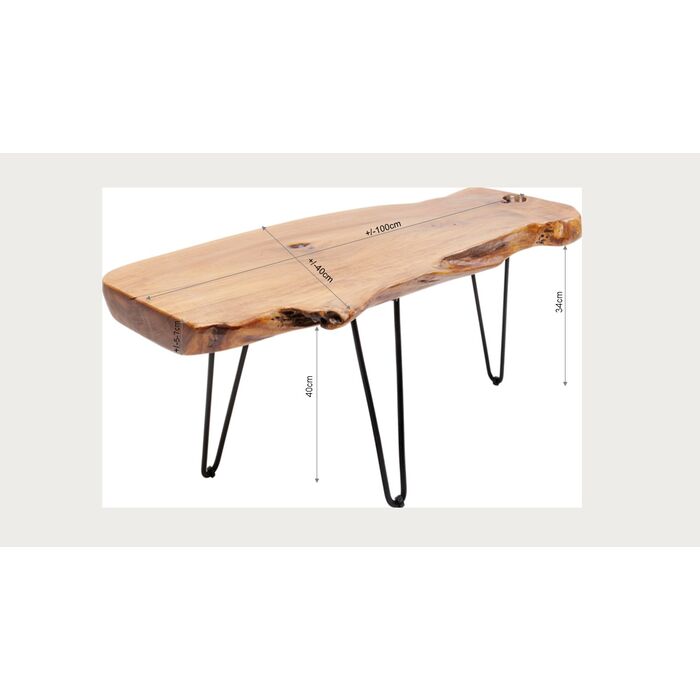 Couchtisch Aspen Nature 100x40cm