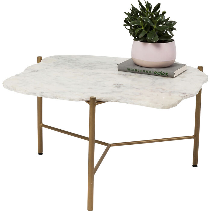 Coffee Table Piedra White 76x72cm Kare Design