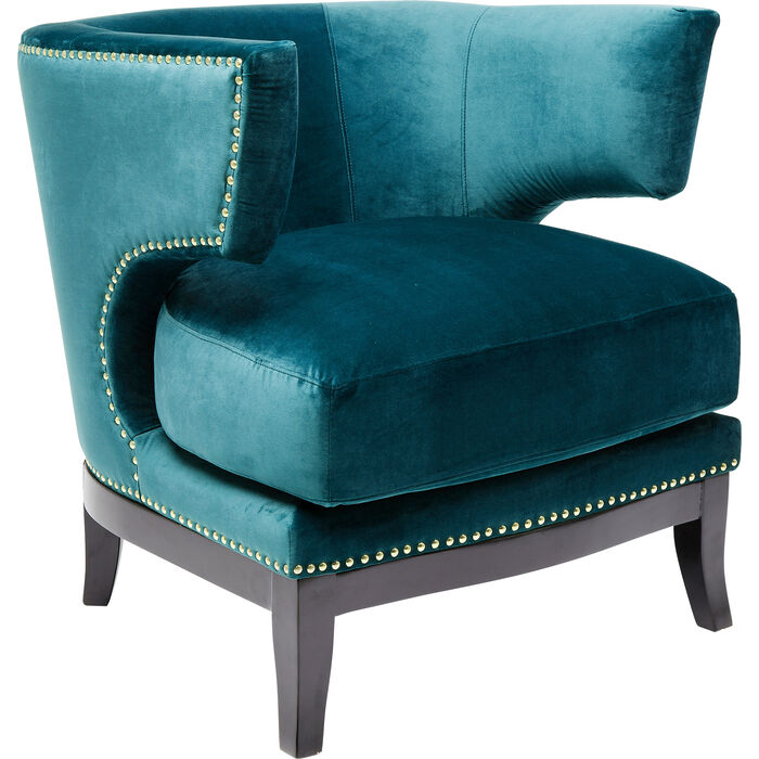 Arm Chair Art Deco Bluegreen Kare Design