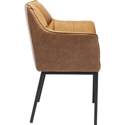 Chaise a. acc. Thinktank marron