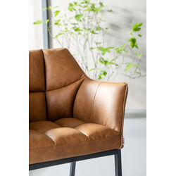 Chaise a. acc. Thinktank marron