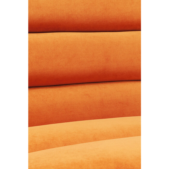 Elément d'assise Wave orange