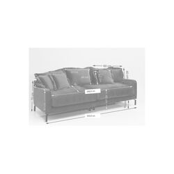 Sofa Lullaby 2-Sitzer Taupe