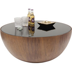 Coffee Table Tear Drops Walnut Ø80cm