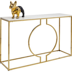 Console Miami Loft oro 120cm