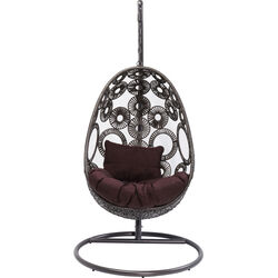 Chaise suspendue Ibiza marron