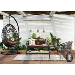 Chaise suspendue Ibiza marron