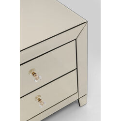 Comodino Luxury Pearl 2 cassetti