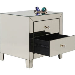 Petite commode Luxury Pearl 2-tiroirs