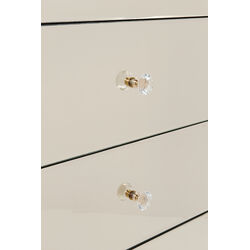 High Dresser Luxury Pearl 5 Drawers