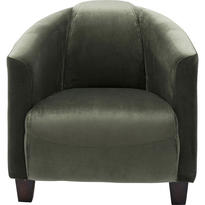 khaki green armchair