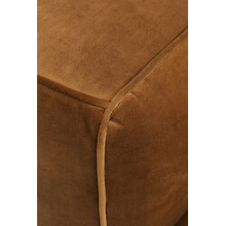 Sofa Cubetto 3-Sitzer Velvet Braun 220cm