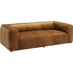 Sofa Cubetto 3-Sitzer Velvet Braun 220cm